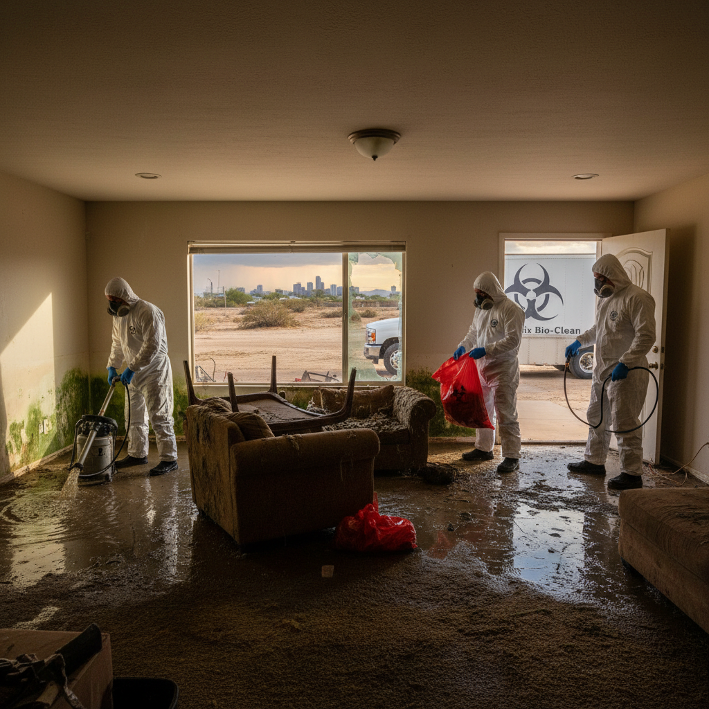 Emergency Biohazard Removal After Monsoon Storms in Phoenix: A Homeowner's Guide